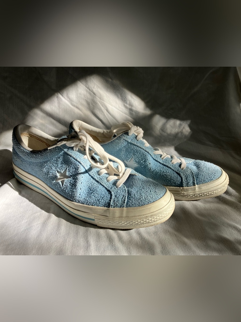 converse one star ox hairy suede low 11.5